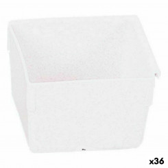 Multipurpose Box Modular White 8 x 8 x 5.3 cm (36 Units)