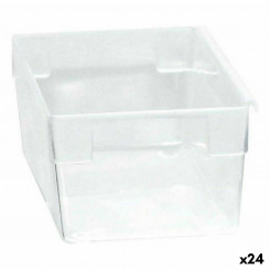 Многофункциональная коробка Модульная прозрачная 15 x 8 x 5,3 см (24 шт.)