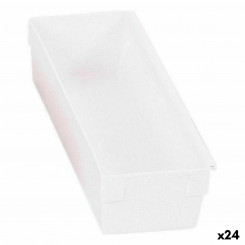 Модульная универсальная коробка белого цвета 22,5 x 8 x 5,3 см (24 шт.)