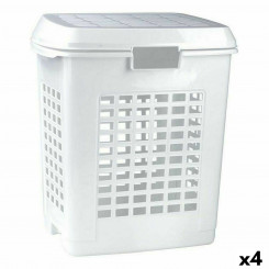 Laundry basket White 50 L (4 Units)