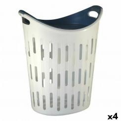 Laundry basket White Tray 60 L (4 Units)