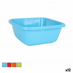 Dishwashing bowl Dem Colors 6 L 30 x 30 x 12 cm (12 Units)