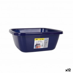 Dishwashing bowl Dem Eco Blue Square 6 L 29 x 29 x 12 cm (12 Units)