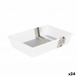 Drawer contents Organizer Confortime Non-slip base White 24.5 x 17 x 5 cm (24 Units)