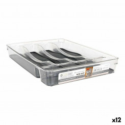 Cutlery Organizer Confortime Non Slip Pet 32.5 x 23 x 4.5 cm (12 Units)