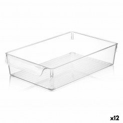 Multipurpose Box Quttin Transparent 20 x 32.5 x 7 cm (12 Units)