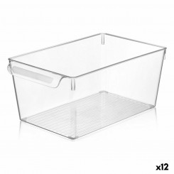 Multipurpose Box Quttin Transparent 20 x 32.5 x 14 cm (12 Units)