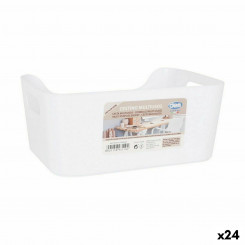 Universal basket Confortime White 24 x 16.5 x 10 cm (24 Units)