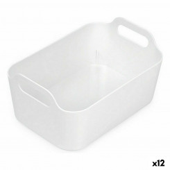 Universal basket Confortime White 33 x 23.5 x 15.4 cm (12 Units)