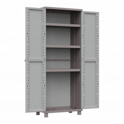 Brush cabinet Terry Jrattan 369 Gray 68 x 37.5 x 170 cm Plastic 3 Shelves