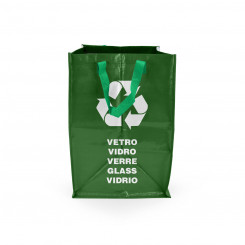 Recycling bag Confortime Green 31.5 x 44 x 32 cm Raffia