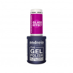 Nail polish Andreia Glass Effect Purple 10,5 ml