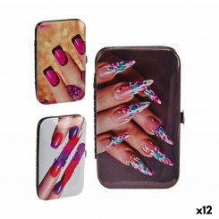 Manicure Set Plastic Nails (12 Units)