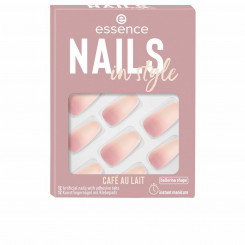 Накладные ногти Essence Nails In Style Самоклеящиеся многоразовые № 16 Café au lait (12 шт.)