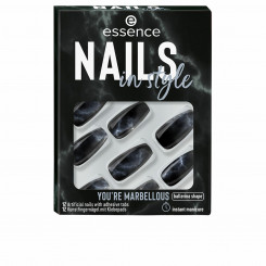 Накладные ногти Essence Nails In Style Самоклеящиеся многоразовые № 17 You're marbellous (12 шт.)