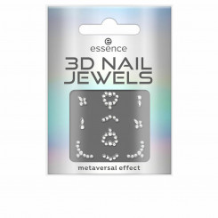 Nail art kleebised Essence Mirror Universe Jewelry 10 Pieces