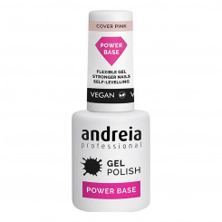 Küünelakk Poolpüsiv geellakk Power Base Andreia Professional Gel Pink (10,5 ml)
