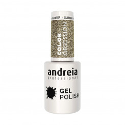 Gel nail polish Andreia Gel Polish 10.5 ml Golden