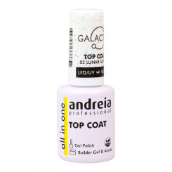 Nail polish Andreia Galactic Top Coat Nº 02 Lunar Glitter 10.5 ml