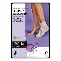 Moisturising Socks Peeling and Exfoliation Lavender Iroha (2 Pieces)