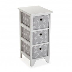 Chest of drawers Versa Stars White Wood 29 x 58 x 23 cm