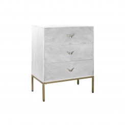 Chest of drawers DKD Home Decor Metal White Mango wood 70 x 40 x 90 cm