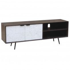 TV furniture DKD Home Decor Dark brown 140 x 35 x 50 cm Mango wood