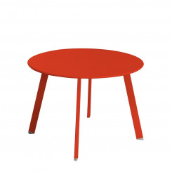 Side table Marzia 60 x 60 x 42 cm Red Steel