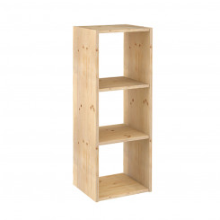 Shelves Astigarraga Dinamic 3 Cubes Modular Natural Wood (107 x 36,2 x 34 cm)