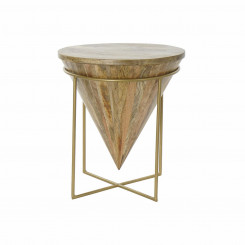 Приставной столик DKD Home Decor Металл Дерево Манго (40 х 40 х 45 см)