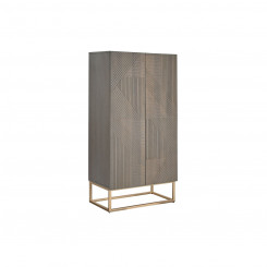 Шкаф DKD Home Decor 70 x 38 x 140 см Golden Wood Темно-серый