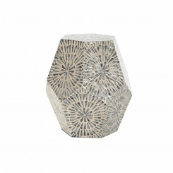 Side table DKD Home Decor Grey Beige Mother of pearl Modern (46 x 46 x 50 cm)