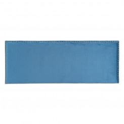 Headboard 160 x 6 x 60 cm Synthetic Fabric Blue