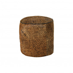 Jalatugi DKD Home Decor must pruun nahast leopard (46 x 46 x 50 cm)