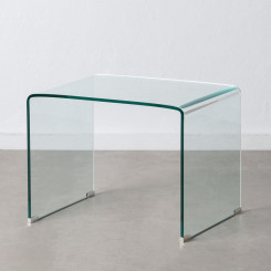 Side table 63 x 50 x 48 cm Transparent