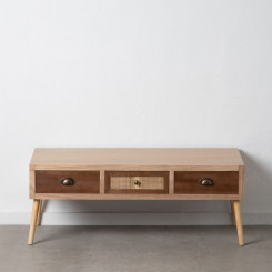 Centre Table SASHA 110 x 50 x 43 cm Wood Rattan