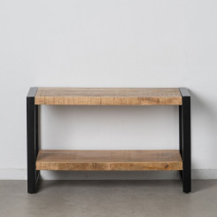 Приставной столик MANGO 100 x 40 x 60 см Natural Black Wood Iron