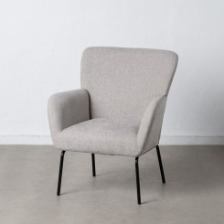 Кресло 71 x 69 x 87 см Синтетическая ткань Серый Металл