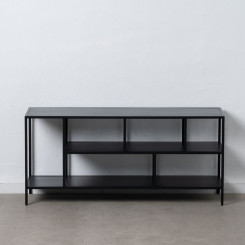 TV furniture 120 x 32 x 55 cm Black Steel