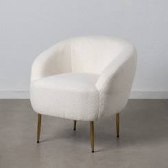 Кресло 75 x 70 x 74 см Синтетическая ткань Металл Белый