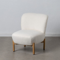 Кресло 62 x 75 x 74 см Синтетическая ткань Металл Белый