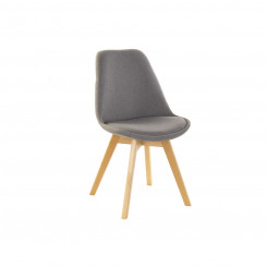 Chair DKD Home Decor 48 x 56 x 83 cm Foam Grey Brown Beech
