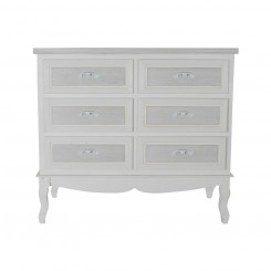 Chest of drawers DKD Home Decor Wood White Romantic MDF Wood (100 x 40 x 87 cm)