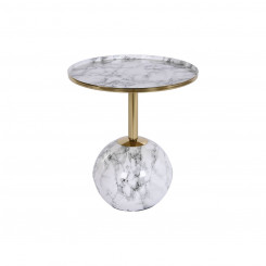 Side table DKD Home Decor 41 x 41 x 47 cm Golden White Iron
