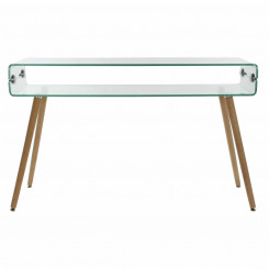 Side table DKD Home Decor Transparent Crystal beech wood (120 x 40 x 74 cm)