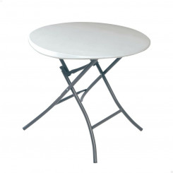 Side table Lifetime White 83,5 x 73,5 x 83,5 cm Steel Plastic