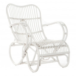 Кресло DKD Home Decor Белый Ротанг (75 х 85 х 85 см)