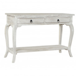 Side table DKD Home Decor 8424001892037 115 x 38 x 76 cm Wood White Mango wood