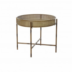 Side table DKD Home Decor Natural Metal (59 x 59 x 50 cm)