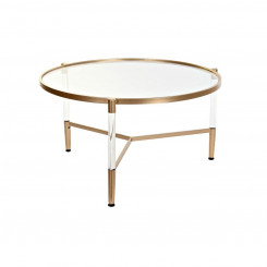 Приставной столик DKD Home Decor Металл Акрил Гламур (87 x 87 x 50 см)